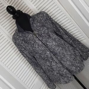 NWOT Stan Herman Gray Plush Lightweight Jacket